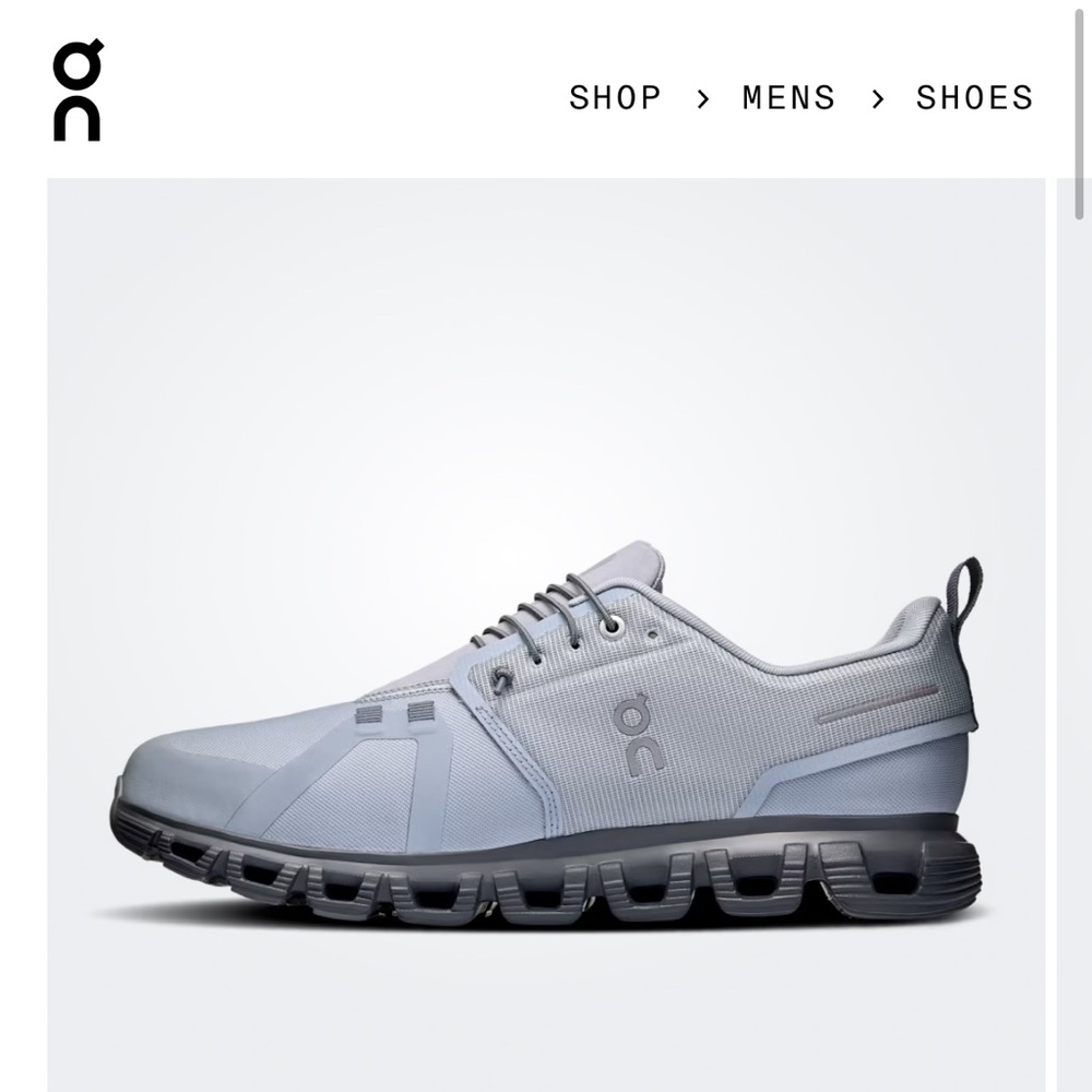 On Running Men's Light Gray Athletic Shoes